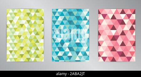 Modernes, farbenfrohes Design Hintergrund Format A4. Stock Vektor