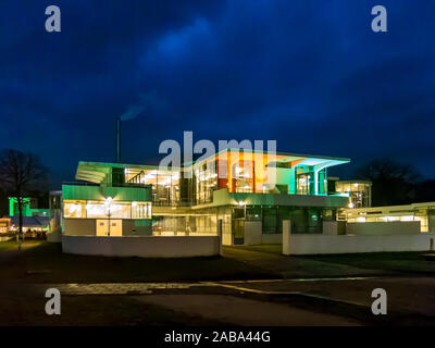 Gebäude der alten Sanatorium und Krankenhaus Zonnestraal von Architekt Jan Duiker in Hilversum, Niederlande Stockfoto