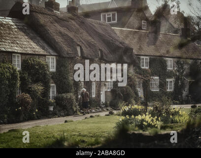 Winkle Street, Calbourne, Isle of Wight. England, Großbritannien Stockfoto