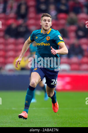 Von Hull City Callum Elder während der Sky Bet Meisterschaft Spiel im Riverside Stadium, Middlesbrough. Stockfoto