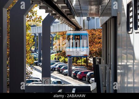 Die Hochbahn an der Technischen Universität Dortmund Stockfoto