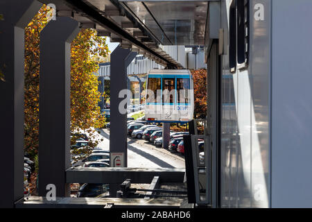 Die Hochbahn an der Technischen Universität Dortmund Stockfoto