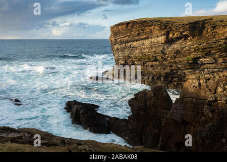 Yesnaby Klippen, Orkney Inseln, Schottland, Großbritannien Stockfoto