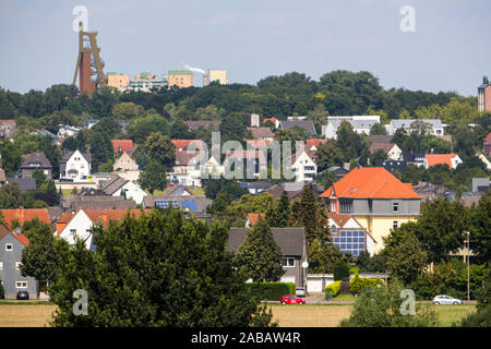 Bergkamen im östlichen Ruhrgebiet Förderturm der Zeche Monopol Grimberg 1/2, Stockfoto