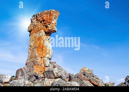 Malteserkreuz Wanderung, Felsformationen, Afrika, Cederberg Stockfoto