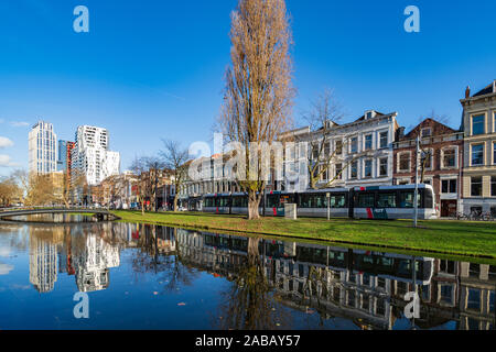 Mauritsweg und Westersingel Kanal in Rotterdam, Niederlande Stockfoto