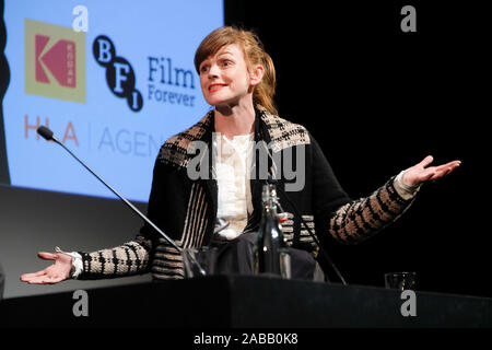 BFI Southbank, London, UK. 25. November 2019. Maxine Peake auf der Bühne Mark Kermode in 3D. . Bild von Julie Edwards./Alamy leben Nachrichten Stockfoto