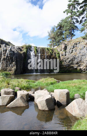 Veyrines Wasserfälle, Cantal, Auvergne Rhône-Alpes, Frankreich, Europa Stockfoto