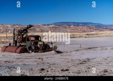 Rustikale Wasser bohren im Capitol Reef National Park Stockfoto