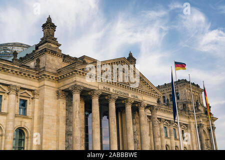 Reichstag (Bundesregierung) in Berlin, Deutschland Stockfoto