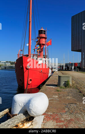 Lighthship, Le Havre, Normandie, Frankreich Stockfoto