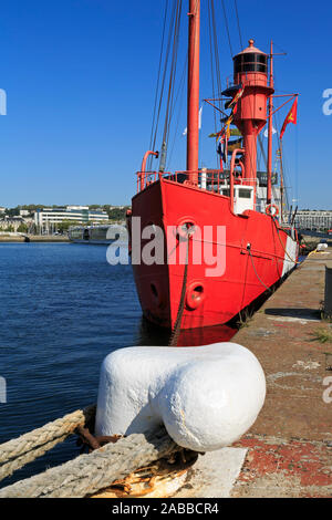 Lighthship, Le Havre, Normandie, Frankreich Stockfoto