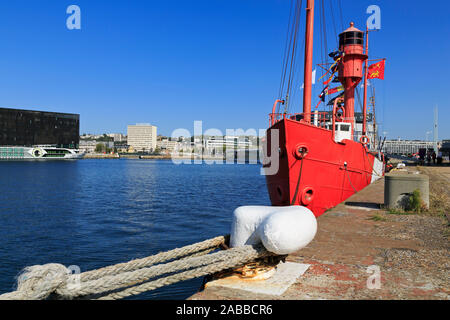 Lighthship, Le Havre, Normandie, Frankreich Stockfoto