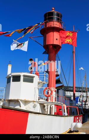 Lighthship, Le Havre, Normandie, Frankreich Stockfoto