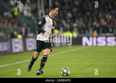 Turin, Italien. 26 Nov, 2019. 7 Cristiano Ronaldo (juventus) während des Turniers rund - FC Juventus vs Atletico Madrid, Fussball Champions League Männer-WM in Turin, Italien, 26. November 2019 Credit: Unabhängige Fotoagentur/Alamy leben Nachrichten Stockfoto