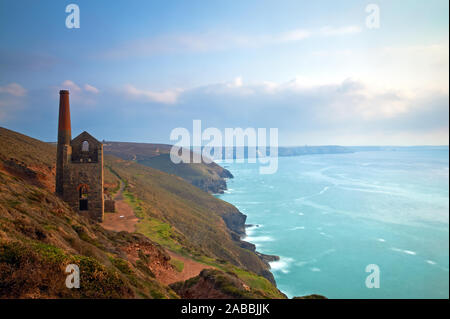 Wheal Coates Zinnmine, St. Agnes, Cornwall. Stockfoto