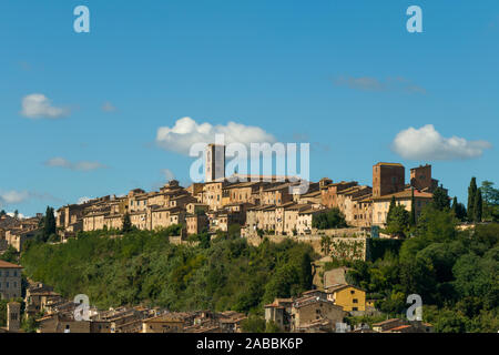 Dorf Colle di Val d'Elsa in Italien Stockfoto