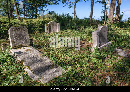 Alter Friedhof in der Nähe von Ornowo Dorf in Ostroda Grafschaft von Polen Stockfoto