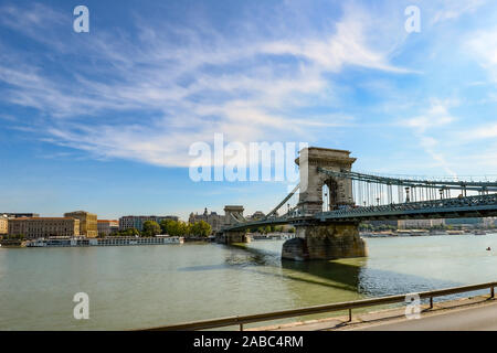 Széchenyi Kettenbrücke Stockfoto