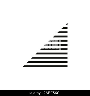 Abstrakte Treppe logo Vektor Stock Vektor