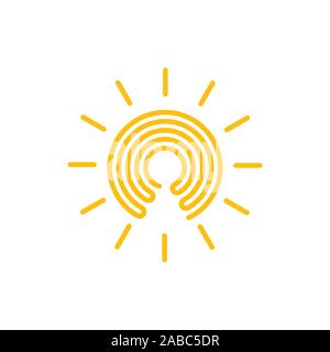 Shine Schlüsselloch symbol Vektor Stock Vektor
