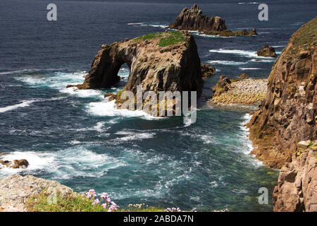 Cornwall ist eine Grafschaft und der Südwestlichste Landesteil von England Stockfoto