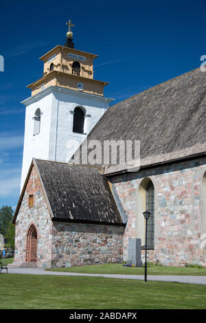 Gammelstad ist das alte Zentrum der nordschwedischen Stadt Luleå in der Provinz Norrbotten. Das Kirchendorf Technologie zum Weltkulturerbe. Stockfoto