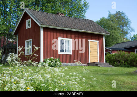 Gammelstad ist das alte Zentrum der nordschwedischen Stadt Luleå in der Provinz Norrbotten. Das Kirchendorf Technologie zum Weltkulturerbe. Stockfoto