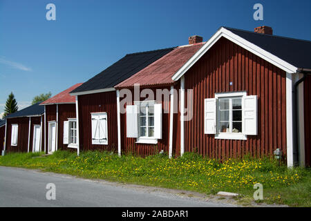 Gammelstad ist das alte Zentrum der nordschwedischen Stadt Luleå in der Provinz Norrbotten. Das Kirchendorf Technologie zum Weltkulturerbe. Stockfoto