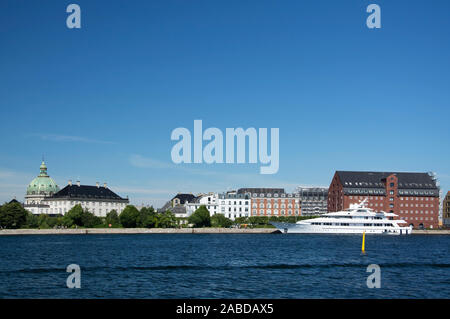 Kopenhagen ist die Hauptstadt Dänemarks und das Windows und wirtschaftliche Zentrum des Landes. Stockfoto