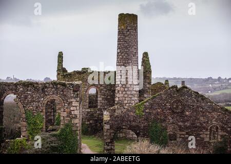 Corwall Mining Trail - Devoran nach Portreath - South Wheal Francis Stockfoto