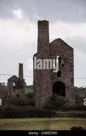 Corwall Mining Trail - Devoran nach Portreath - South Wheal Francis Stockfoto