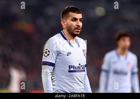 Torino, Italien. 26. November 2019. Champions League 2019-20. Fc Juventus vs Club Atlético de Madrid. Engel Correa von Club Atlético de Madrid. Stockfoto