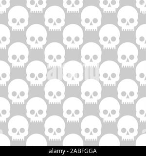 Schädel nahtlose Muster Stock Vektor