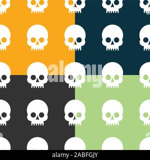 Schädel nahtlose Muster Stock Vektor