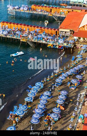 Beach Resorts, Sorrento, Italien Stockfoto