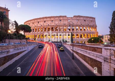 Helle Streifen, Kolosseum, Rom, Italien Stockfoto