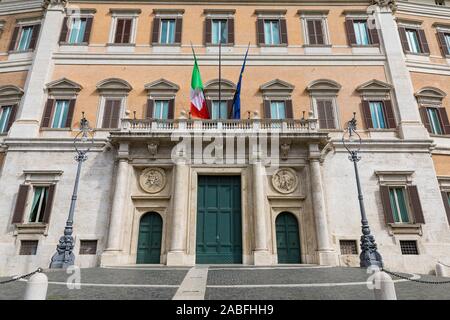 Palazzo Montecitorio, Rom, Italien Stockfoto