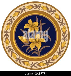 Schönen digitalen floral neue Schöpfung Stockfoto