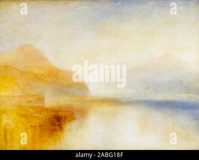 JMW Turner, Inverary Pier, Loch Fyne: Morgen, Landschaftsmalerei, ca. 1845 Stockfoto