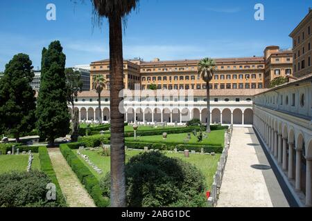 Italien, Rom, Terme di Diocleziano, Museo Nazionale Romano, Michelangelo-Kreuzgang, Santa Maria degli Angeli Stockfoto