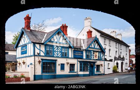 Der Herr Comberland Pub im Audlem in der Nähe der Shropshire Union Canal Stockfoto