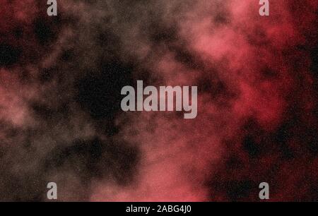 Digitale Hintergrund rot und schwarz Wallpaper wie der Himmel mit Sternen wie die Milchstraße gemacht Stockfoto