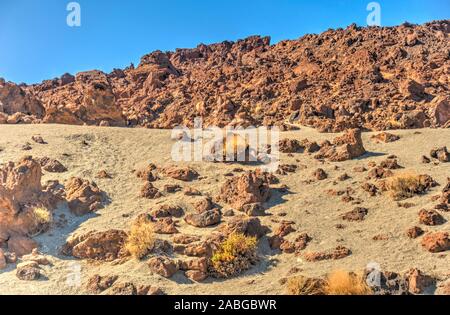 Nationalpark Teide, Teneriffa, Caldera Stockfoto