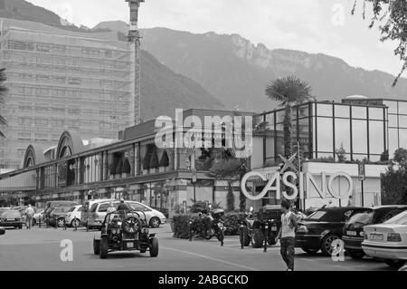 Schweiz: Das Casino in Montreux am Genfer See Stockfoto