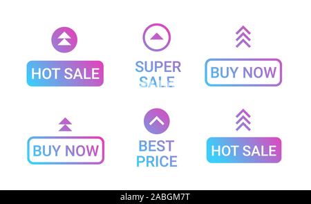 Streichen Sie mit der großen Verkauf Werbung Angebot in sozialen Medien Anwendung holiday shopping rabatt Konzept horizontale Vektor illustration Stock Vektor