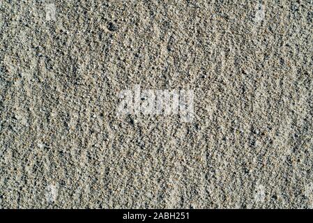 In der Nähe von feinen Meer Sandkörner am Strand. Stockfoto