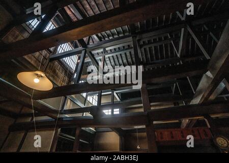 Japanisches traditionelles Haus im Kusakabe Folk Museum, Takayama, Japan Stockfoto