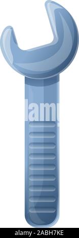 Auto Schraubenschlüsselsymbol. Cartoon von Auto Schraubenschlüssel vektor Symbol für Web Design auf weißem Hintergrund Stock Vektor