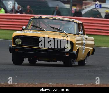 Julian Thomas, Calum Lockie, Ford Falcon, Transatlantic Trophäe für Pre '66 Touring Cars, Silverstone Classic, Juli 2019, Silverstone, Northamptonshir Stockfoto